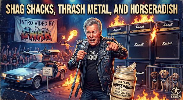Shag Shacks, Thrash Metal, and Horseradish